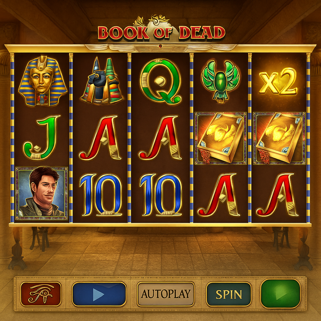 Cheri Casino - Book of Dead Slot Game