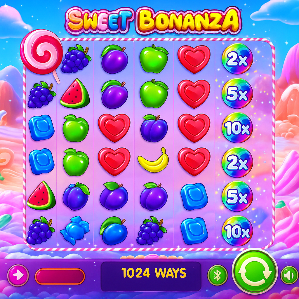 Cheri Casino - Sweet Bonanza Slot - Machines à sous