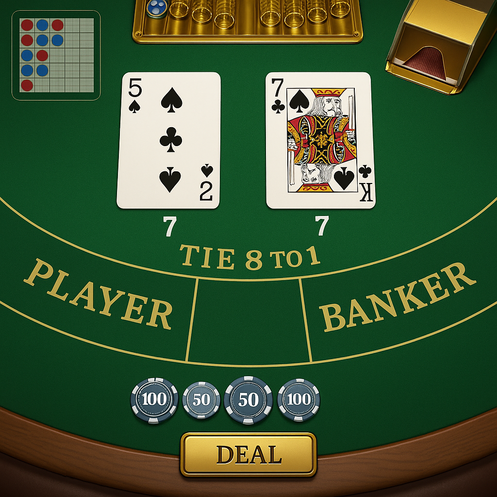 Cheri Casino - Baccarat - Jeux de luxe