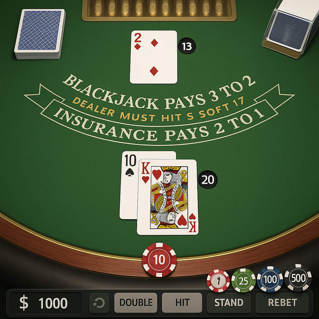 Cheri Casino - Blackjack - Jeux de table stratégiques